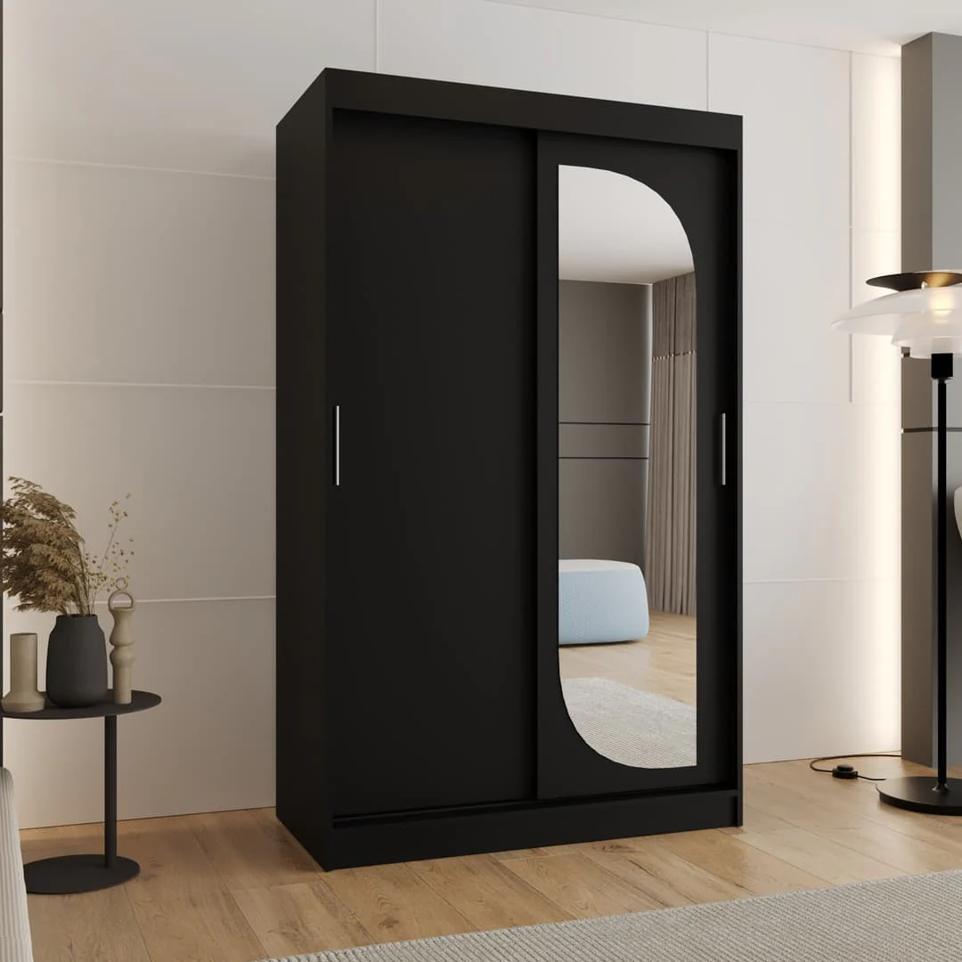 Lucy Sliding Door Wardrobe 120cm - Image 9