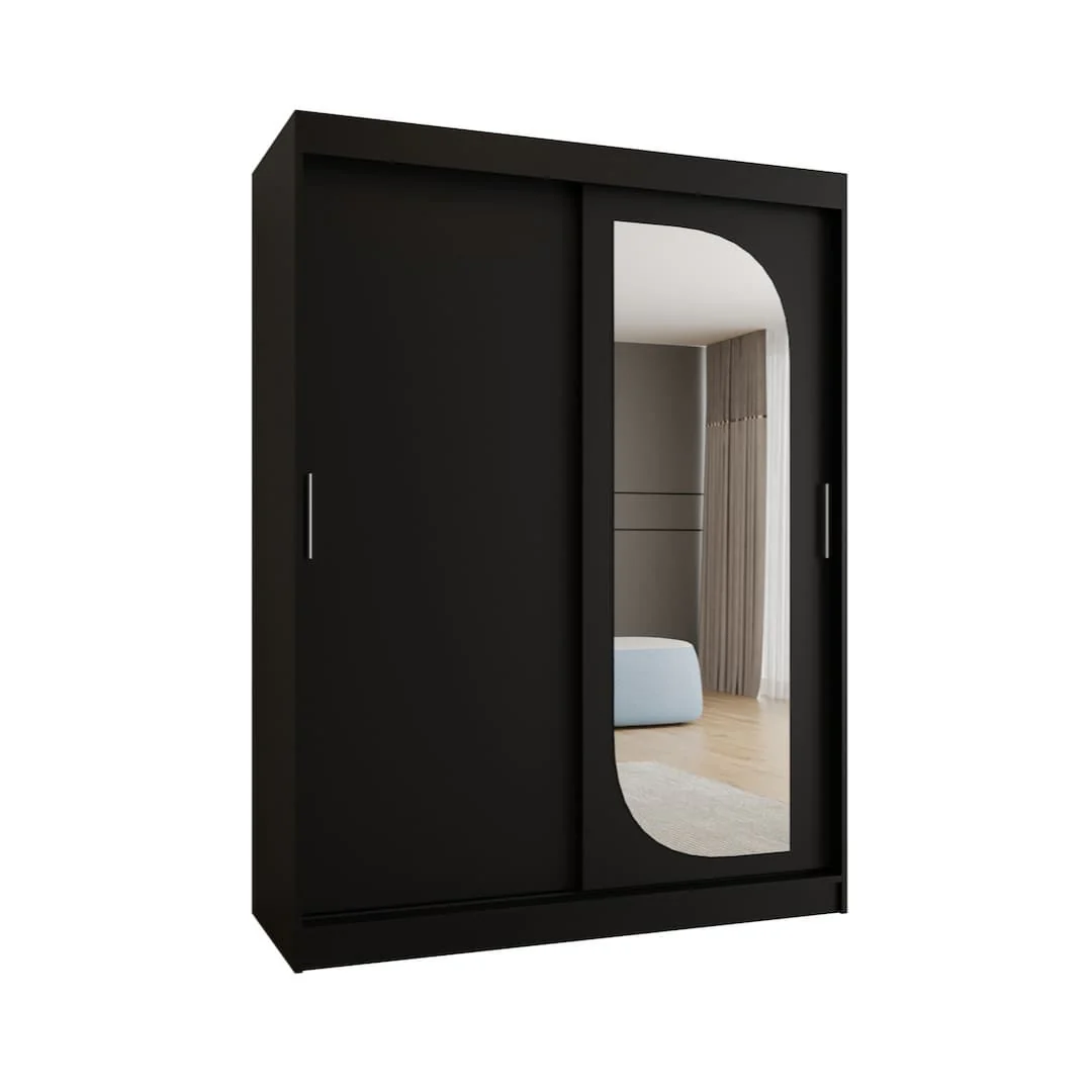 Lucy Sliding Door Wardrobe 150cm - Image 2