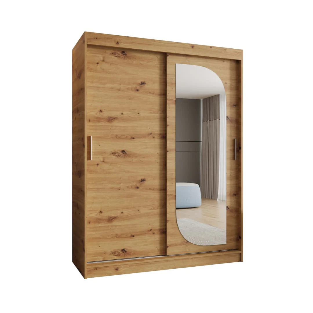 Lucy Sliding Door Wardrobe 150cm - Image 6