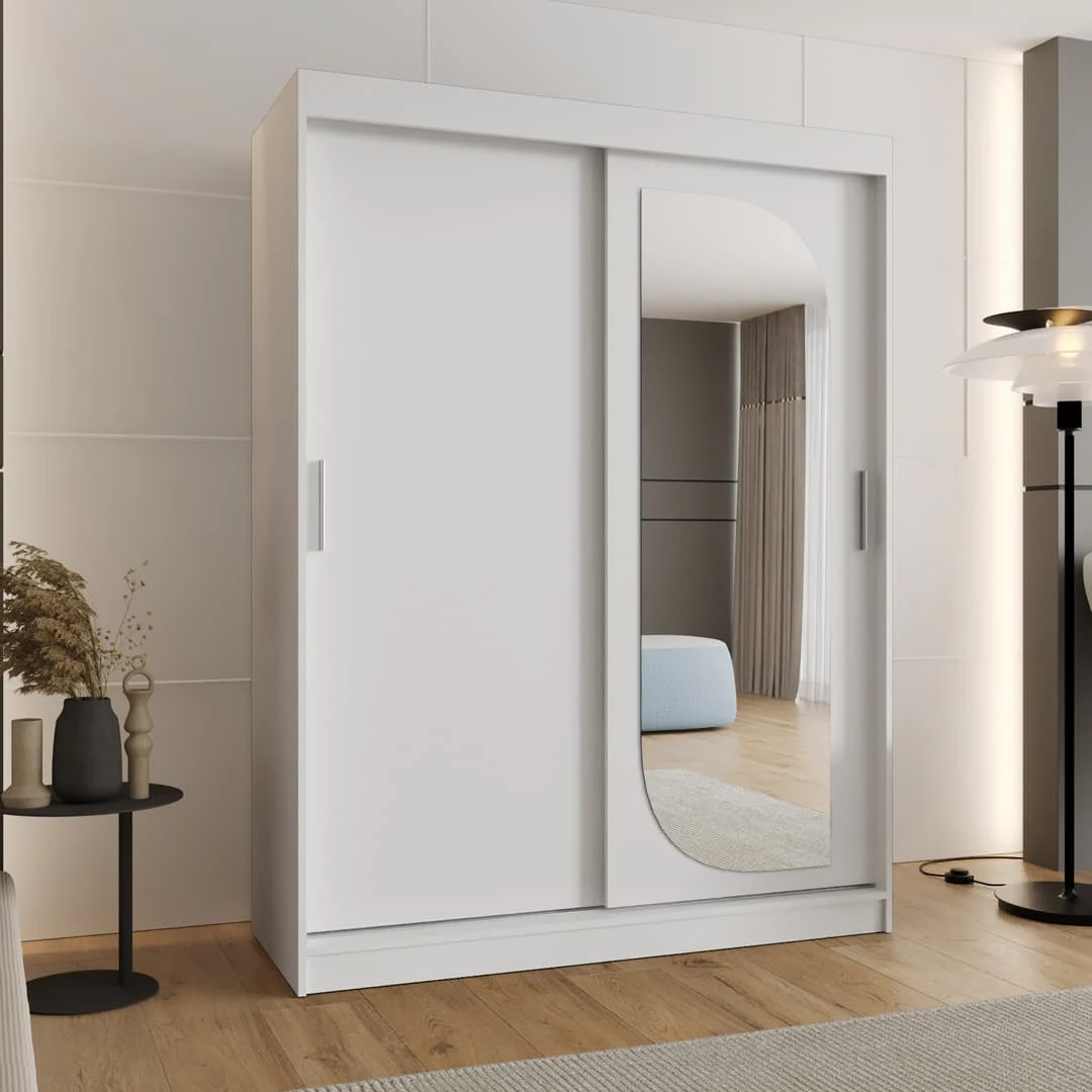 Lucy Sliding Door Wardrobe 150cm - Image 9