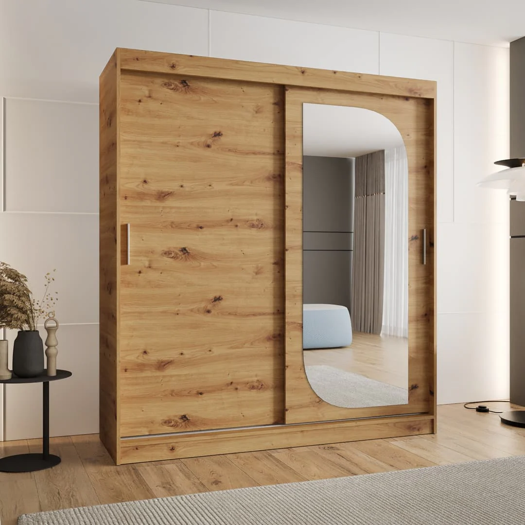 Lucy Sliding Door Wardrobe 180cm - Image 5
