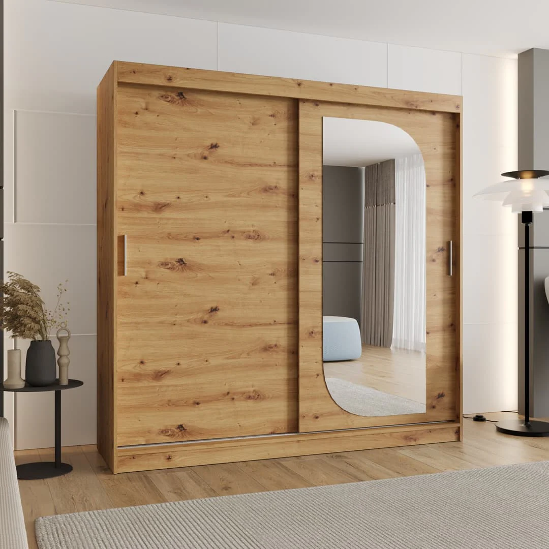 Lucy Sliding Door Wardrobe 200cm - Image 13