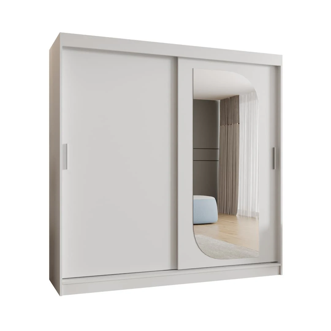 Lucy Sliding Door Wardrobe 200cm - Image 2