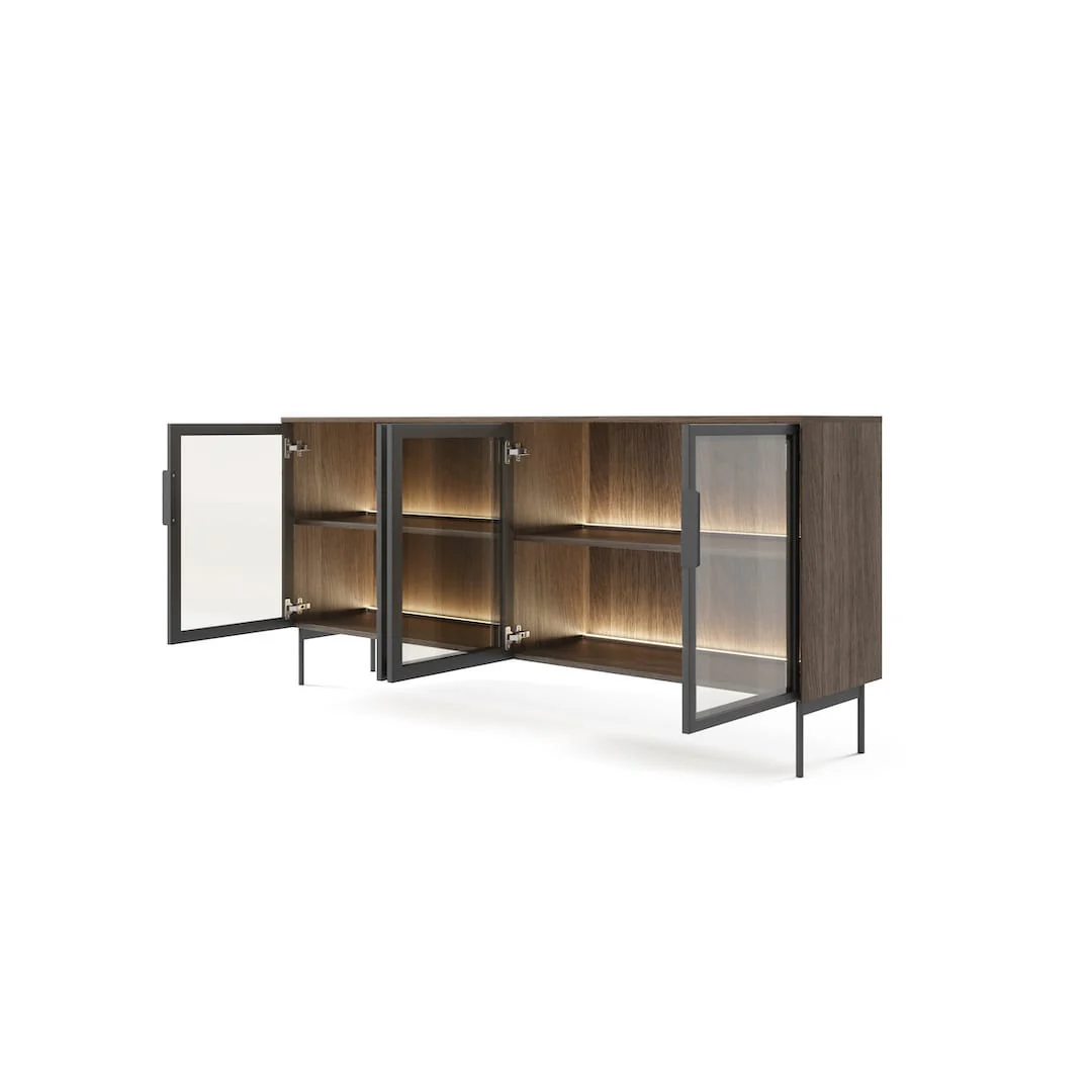 Lumi Display Sideboard Cabinet 181cm - Image 10