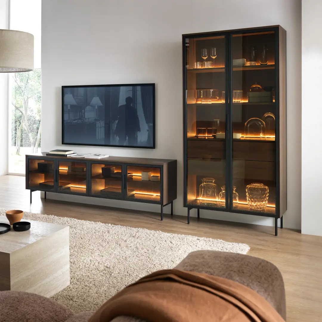 Lumi Display Sideboard Cabinet 181cm - Image 14