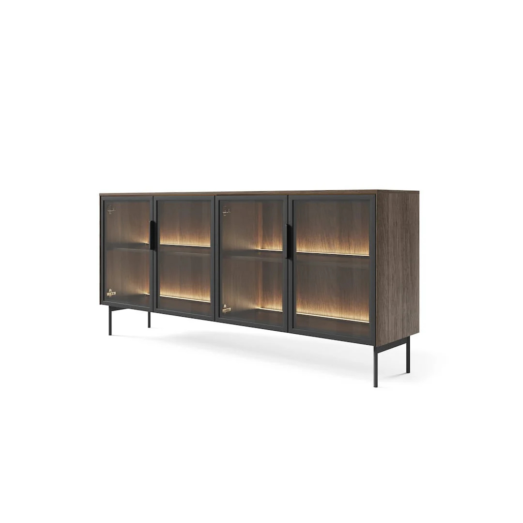 Lumi Display Sideboard Cabinet 181cm - Image 9