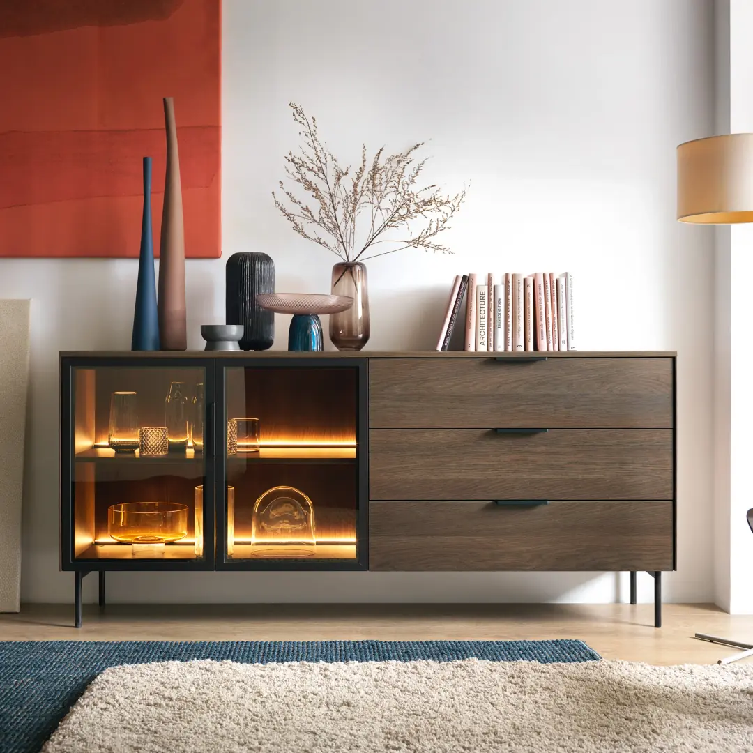 Lumi Sideboard Cabinet 181cm [Drawers] - Image 8