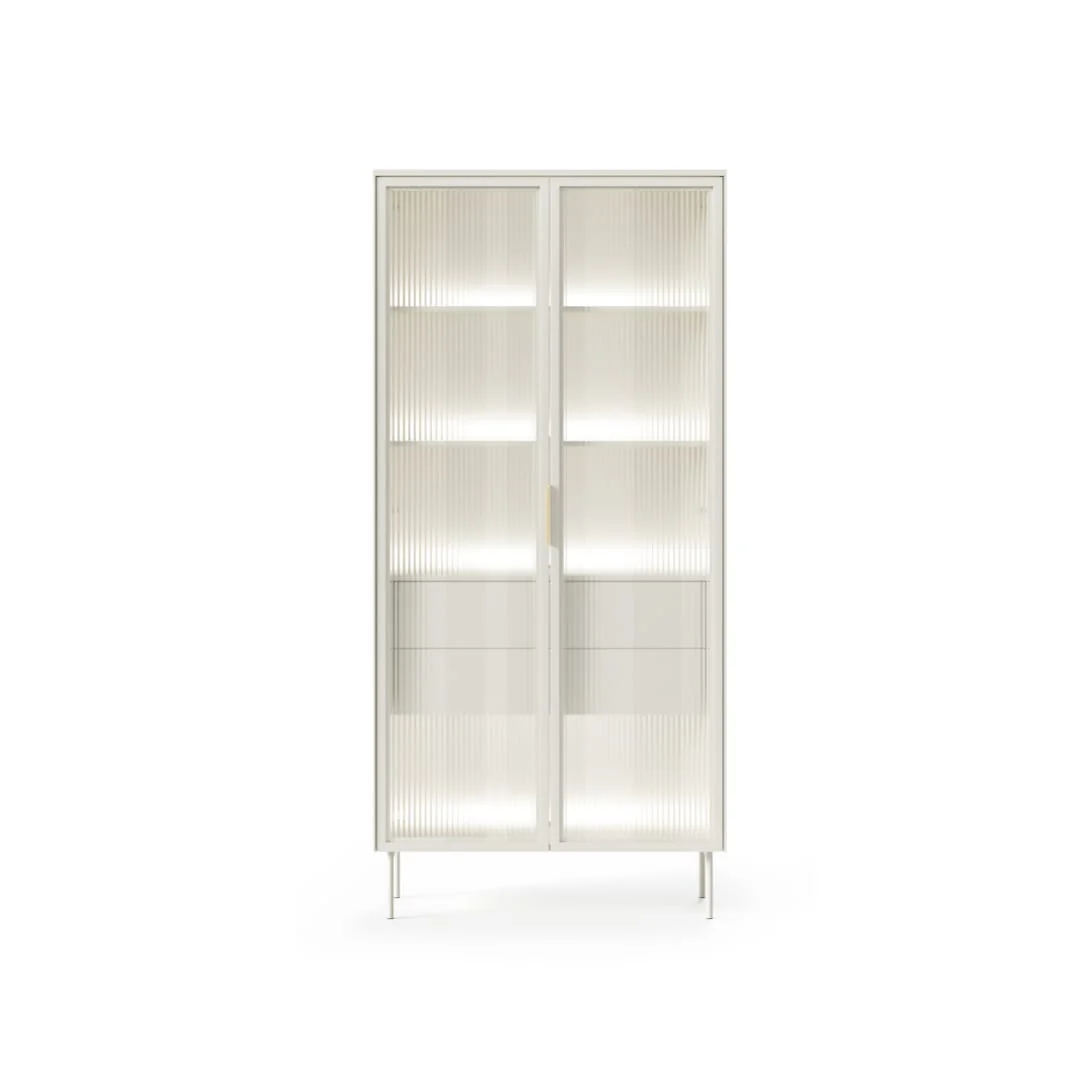 Lumi Tall Display Cabinet 92cm - Image 4