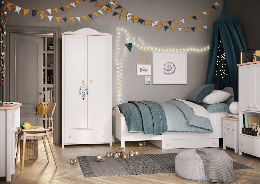 Luna LN-01 Hinged Wardrobe 85cm - Image 8