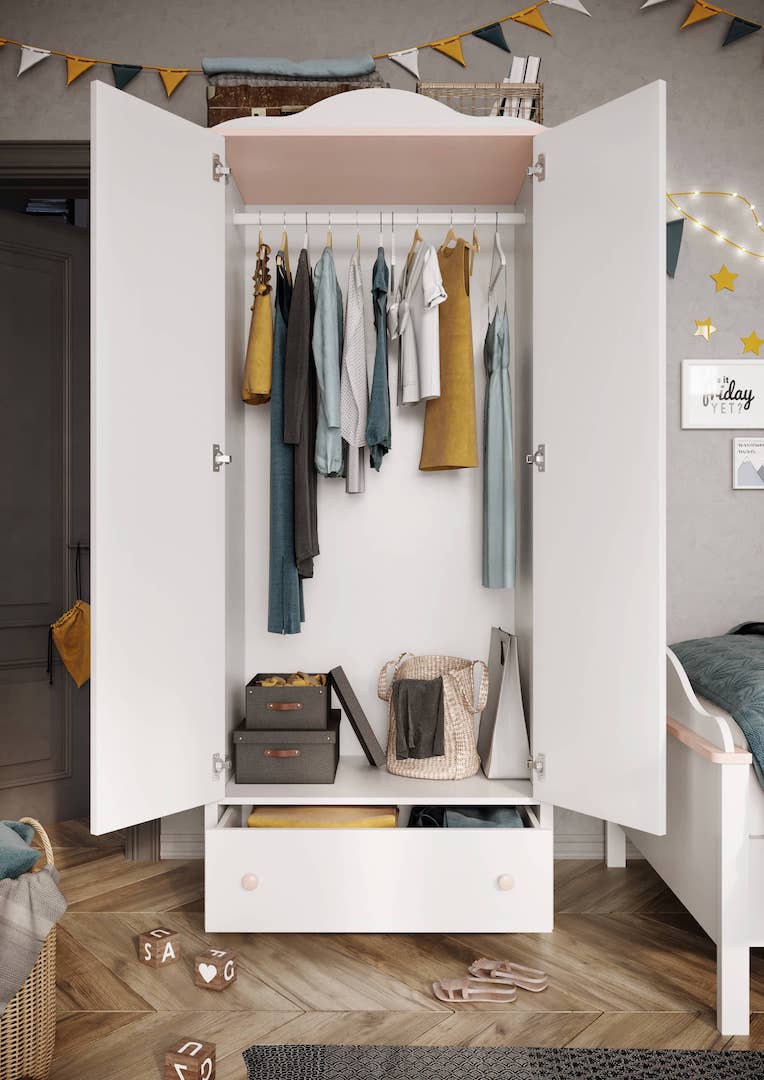 Luna LN-01 Hinged Wardrobe 85cm - Image 9