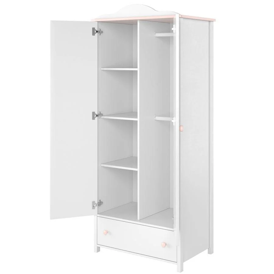 Luna LN-12 Hinged Wardrobe 85cm - Image 2