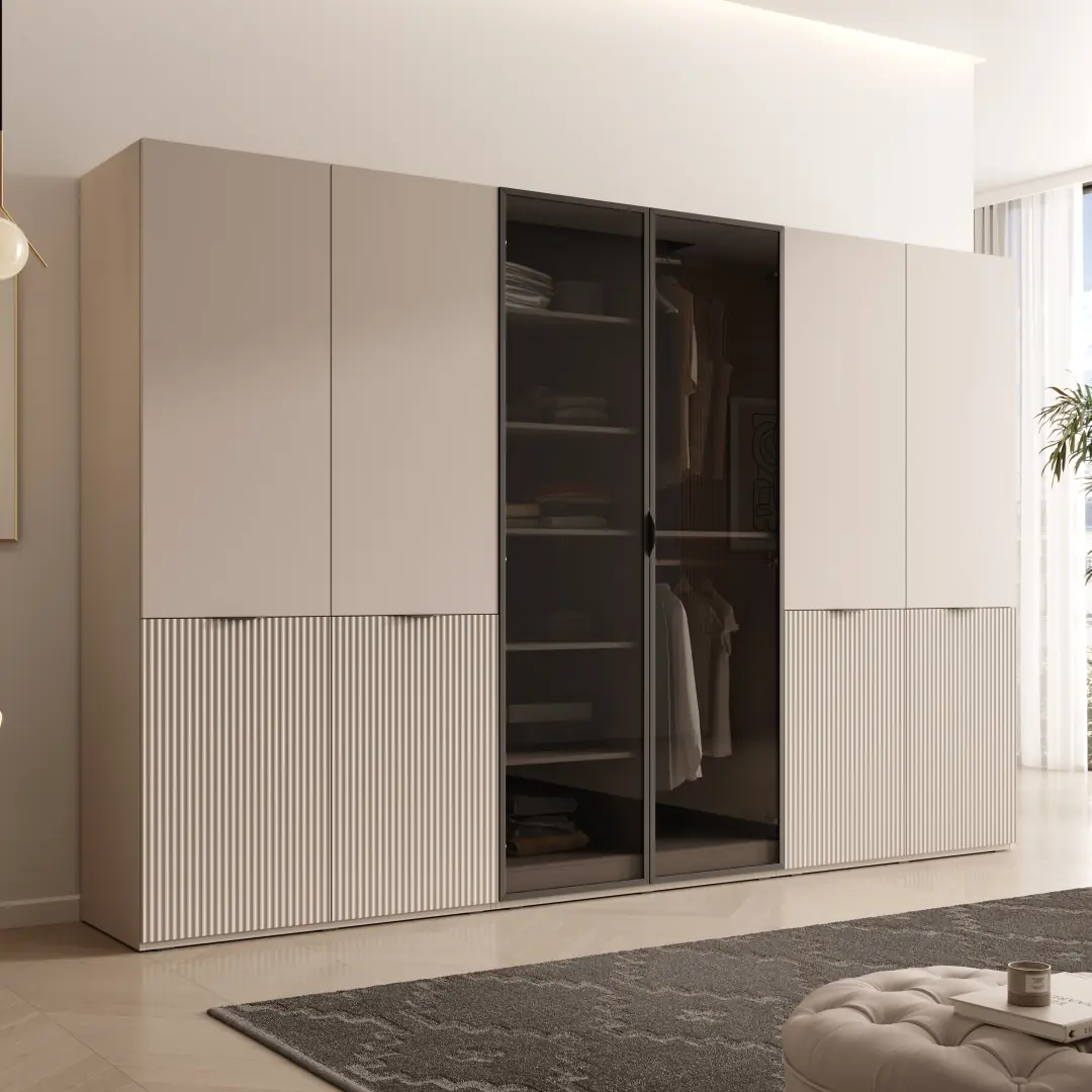 Lund Hinged Door Wardrobe 101cm [Anitsol] - Image 5