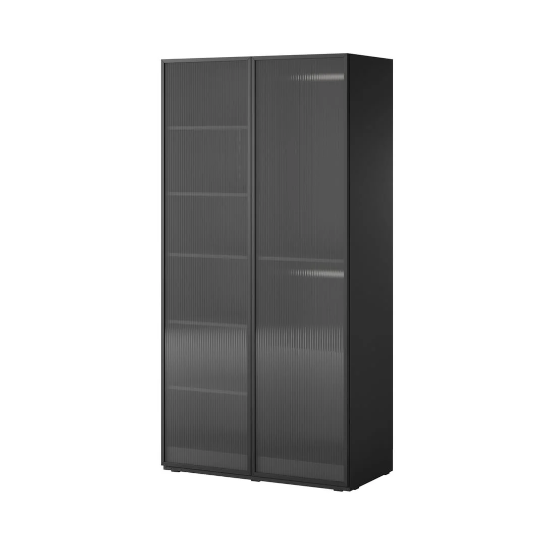 Lund Hinged Door Wardrobe 101cm [Flutes] - Image 6