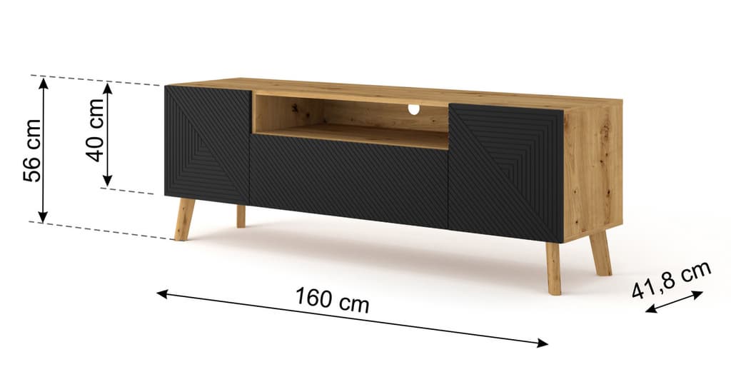 Luxi TV Cabinet 160cm - Image 3