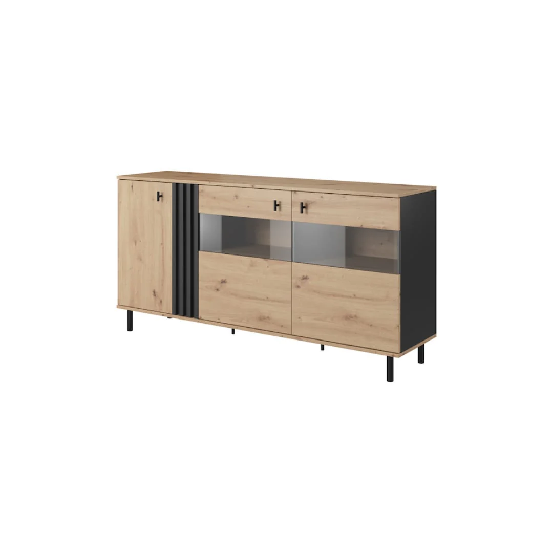 Madis Display Sideboard Cabinet 165cm - Image 2
