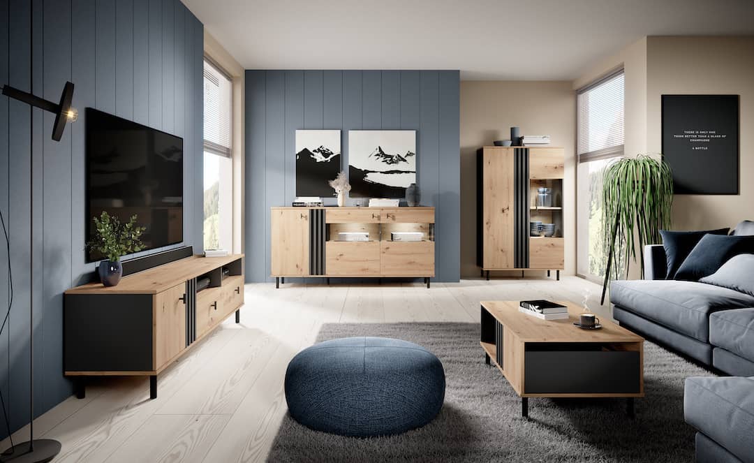 Madis TV Cabinet 138cm - Image 3