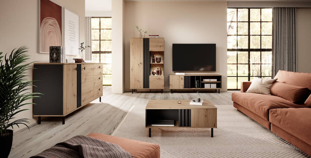 Madis TV Cabinet 138cm - Image 4