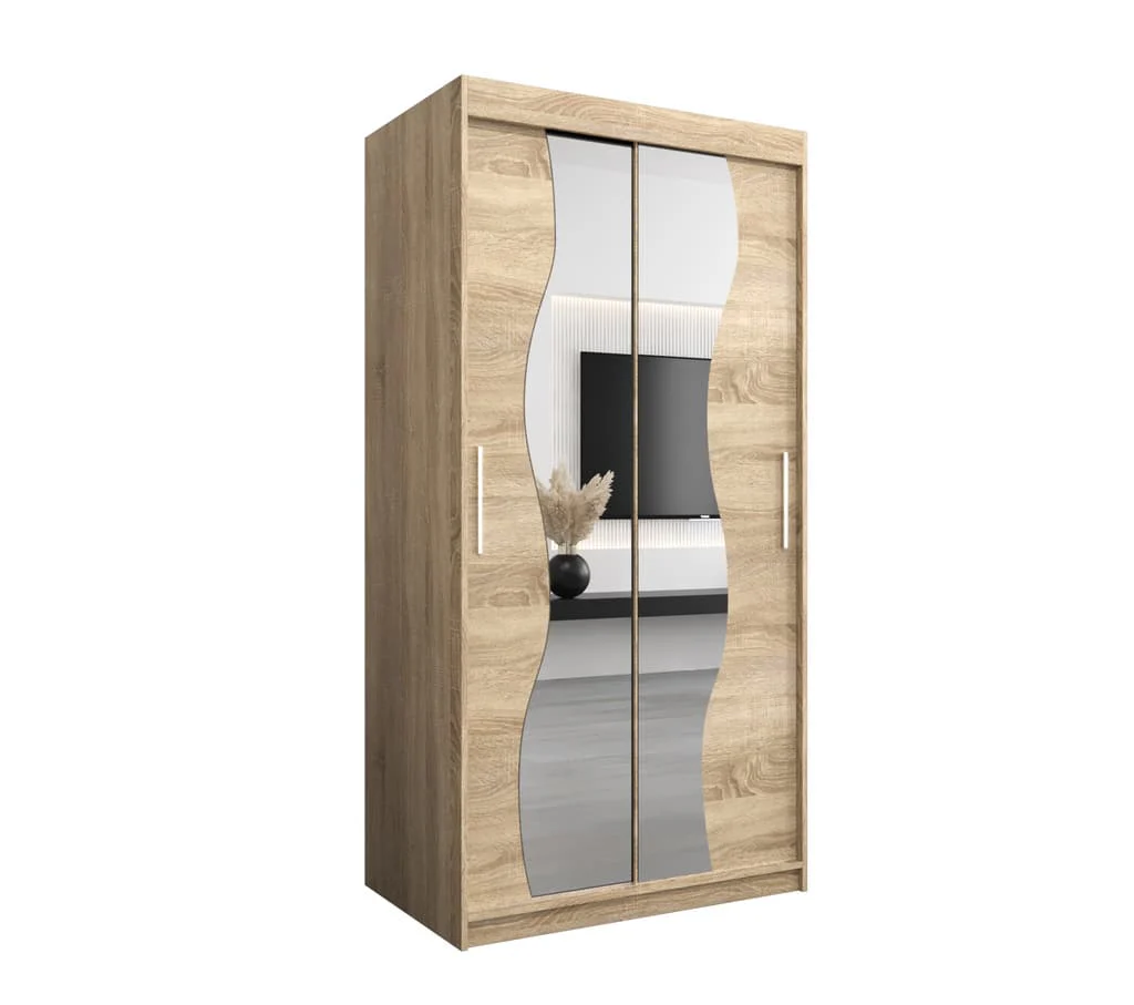 Madrid Sliding Door Wardrobe 100cm - Image 15