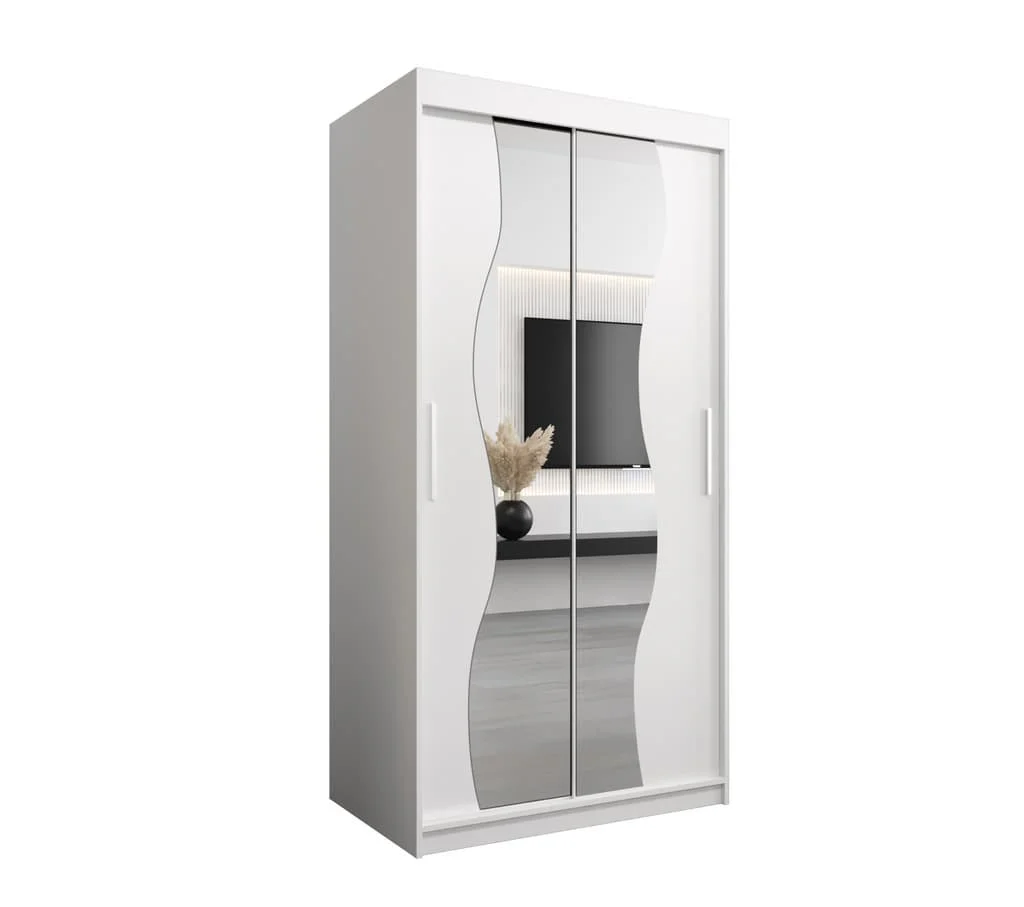 Madrid Sliding Door Wardrobe 100cm - Image 7