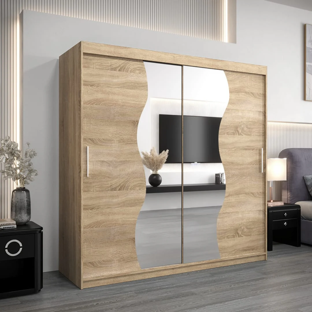 Madrid Sliding Door Wardrobe 200cm - Image 14