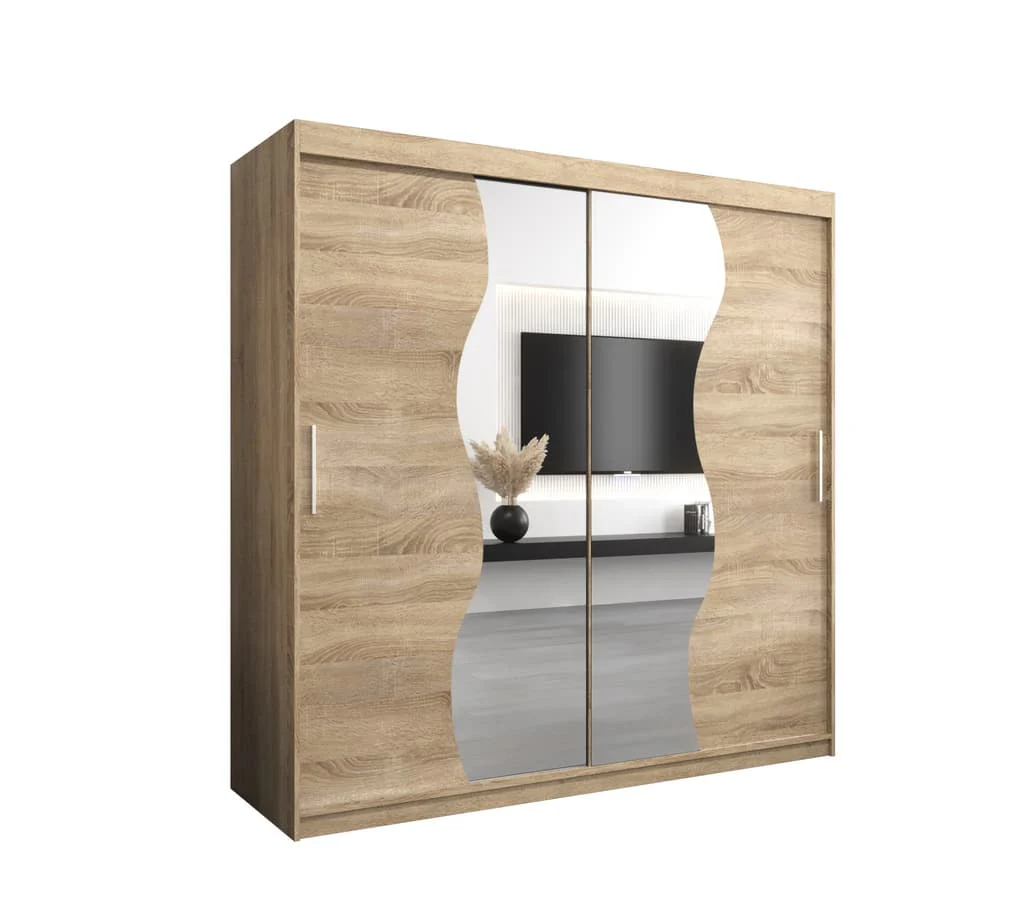 Madrid Sliding Door Wardrobe 200cm - Image 15