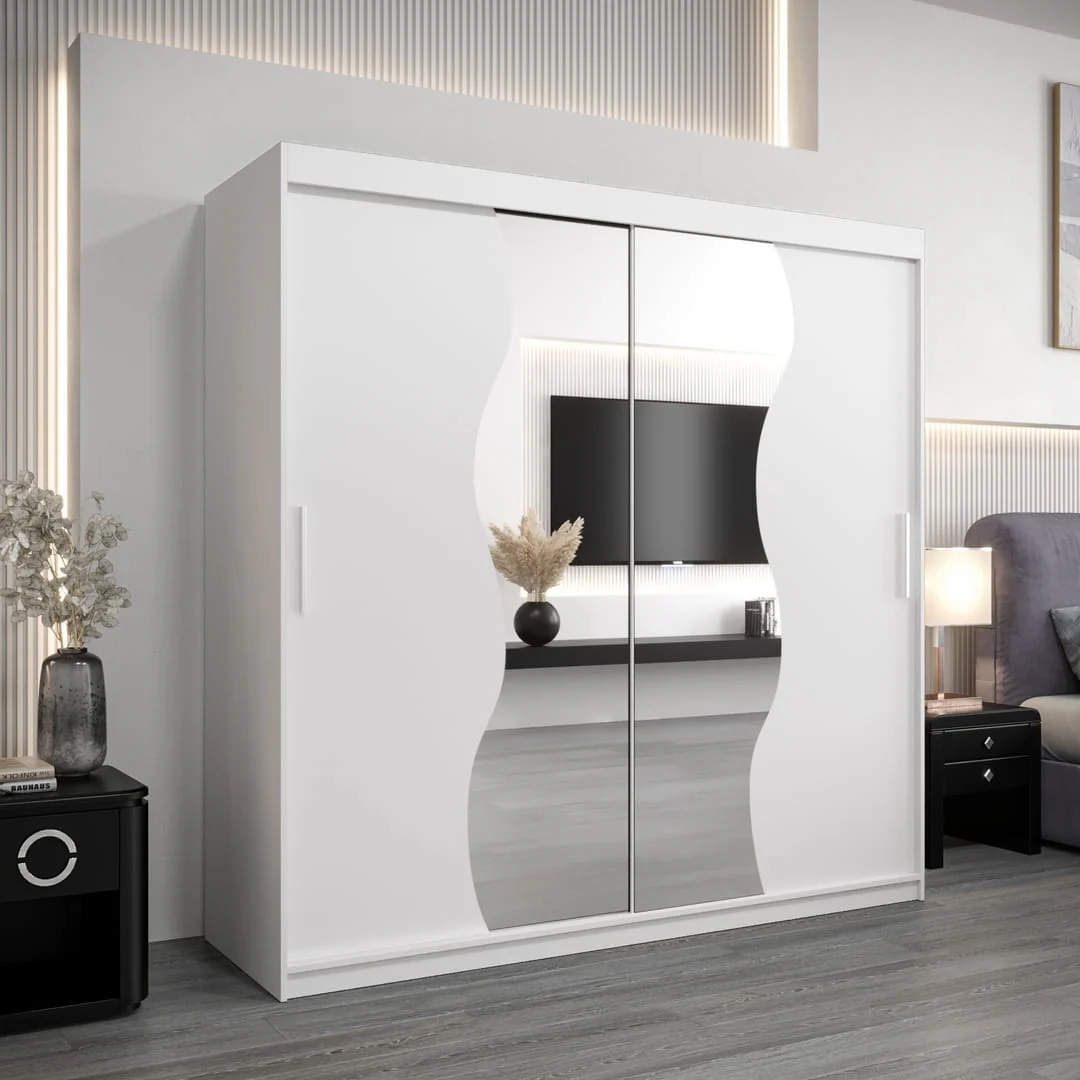 Madrid Sliding Door Wardrobe 200cm - Image 6