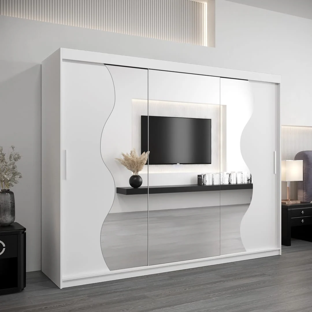 Madrid Sliding Door Wardrobe 250cm - Image 6