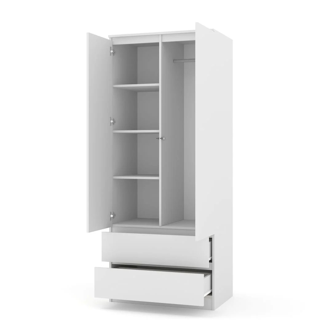 Maja Hinged Door Wardrobe 80cm - Image 2