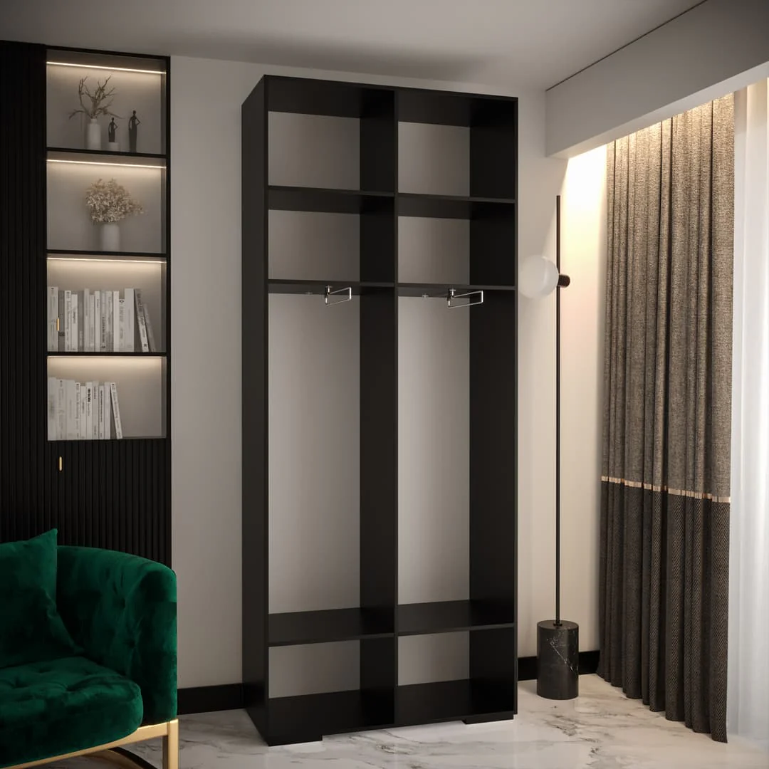 Manhattan II Hinged Door Wardrobe 100cm - Image 10