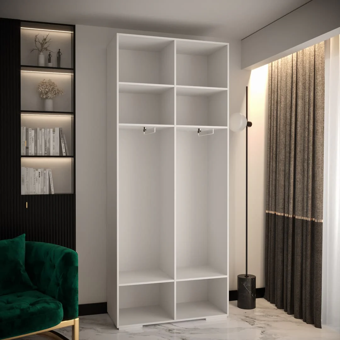 Manhattan II Hinged Door Wardrobe 100cm - Image 3