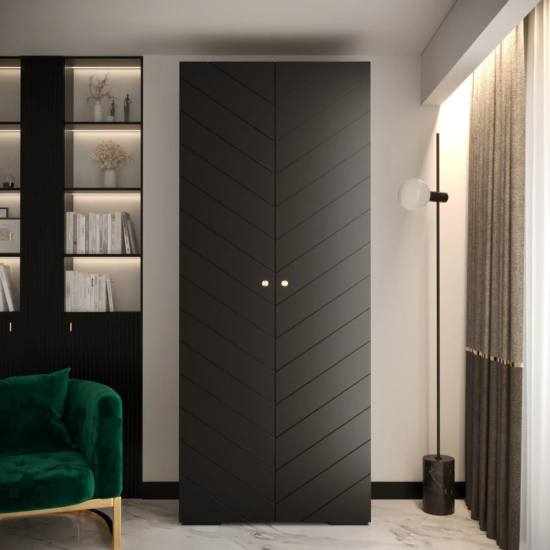 Manhattan IV Hinged Door Wardrobe 100cm - Image 6