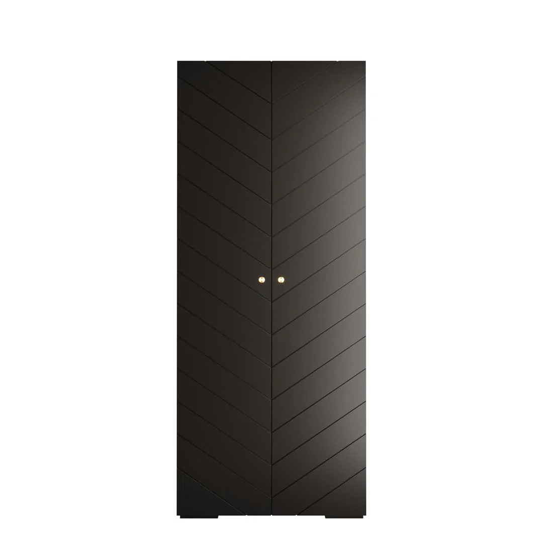 Manhattan IV Hinged Door Wardrobe 100cm - Image 7