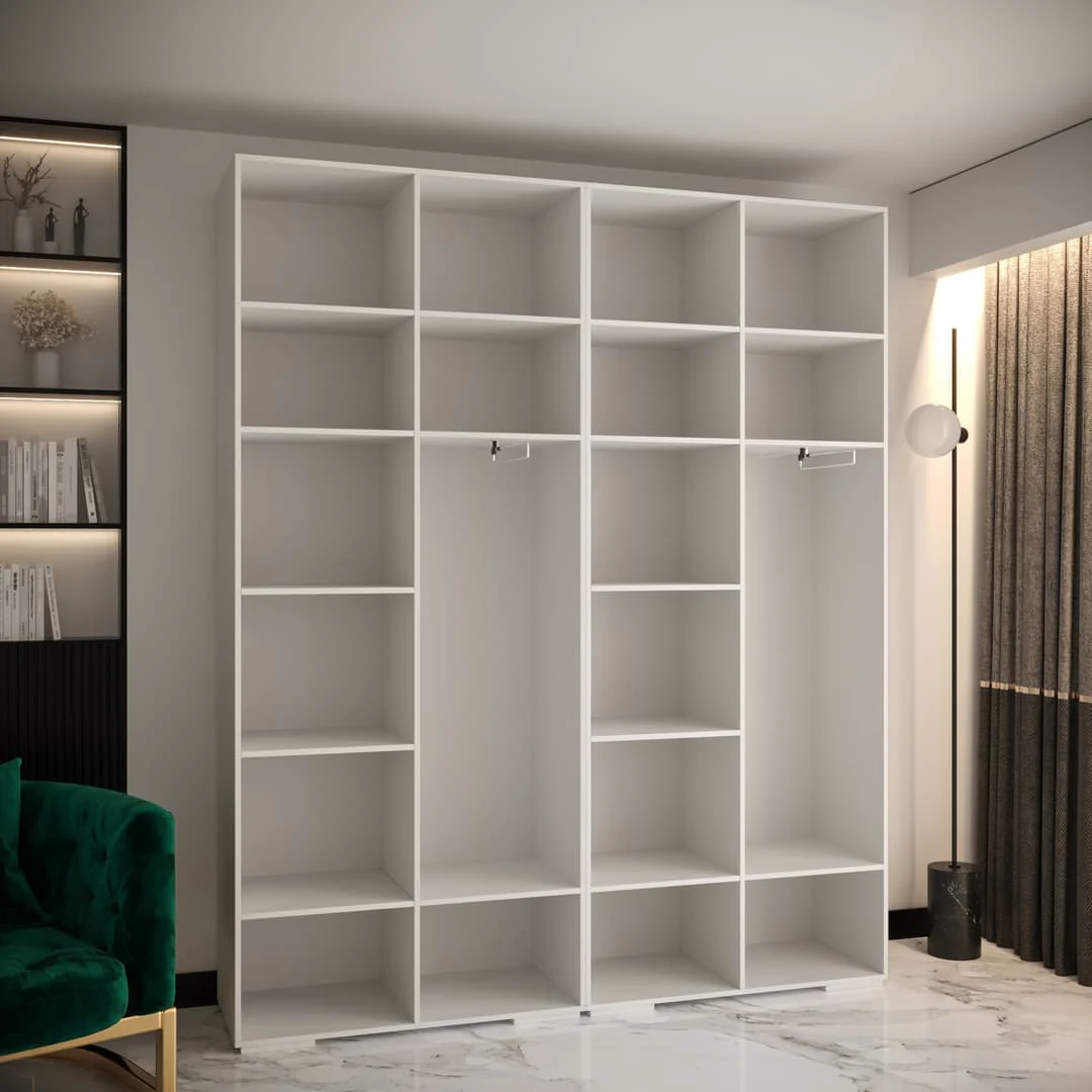 Manhattan IV Hinged Door Wardrobe 200cm - Image 12