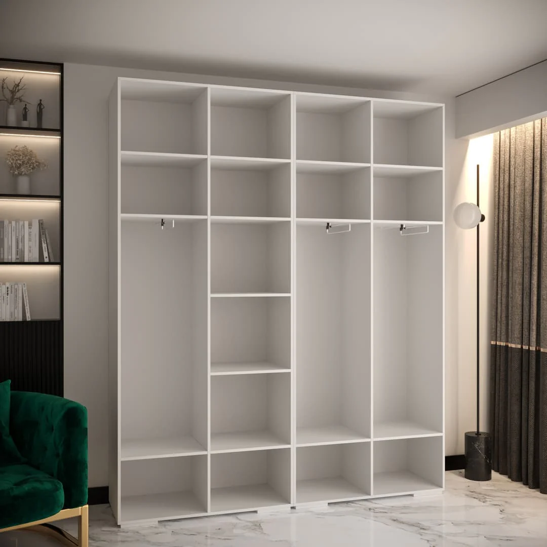 Manhattan IV Hinged Door Wardrobe 200cm - Image 13