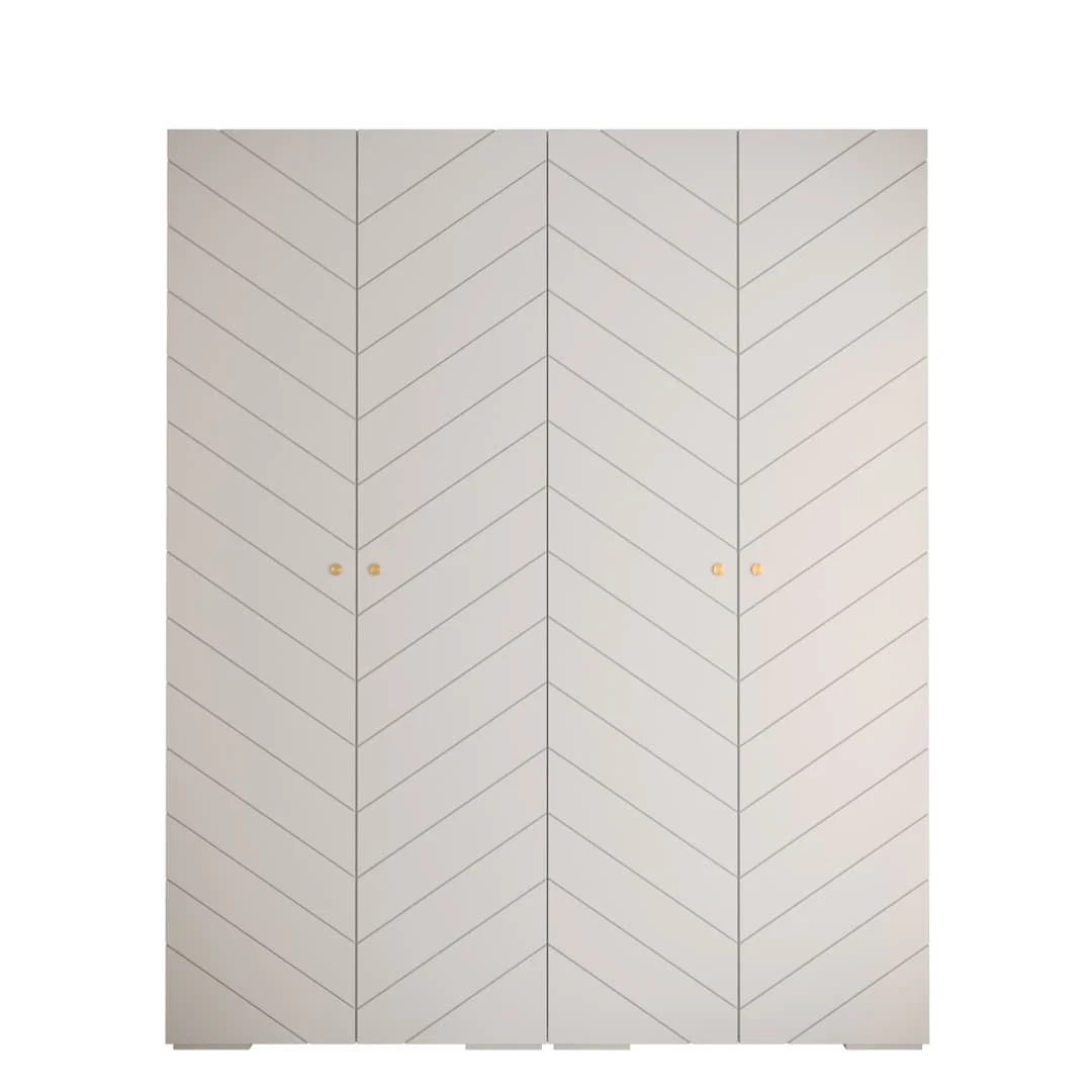 Manhattan IV Hinged Door Wardrobe 200cm - Image 2