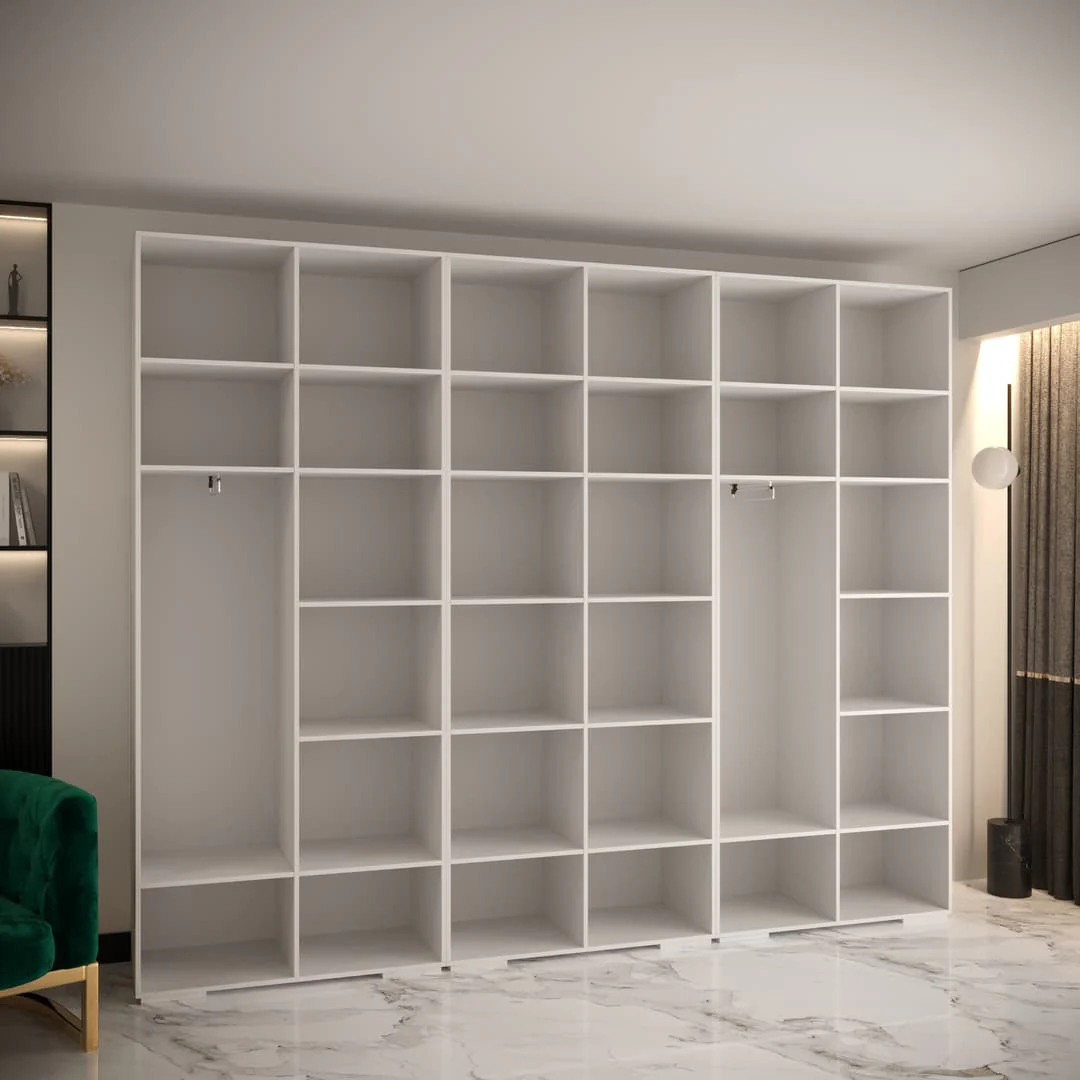 Manhattan IV Hinged Door Wardrobe 300cm - Image 12