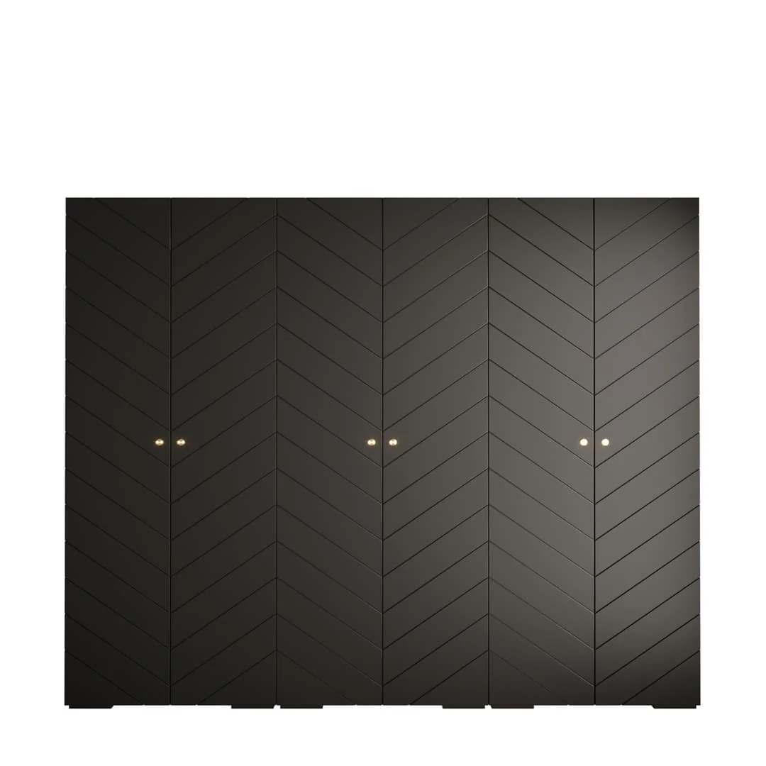 Manhattan IV Hinged Door Wardrobe 300cm - Image 26