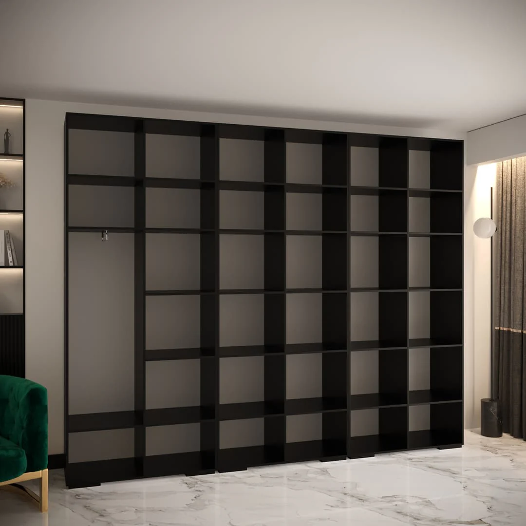 Manhattan IV Hinged Door Wardrobe 300cm - Image 30