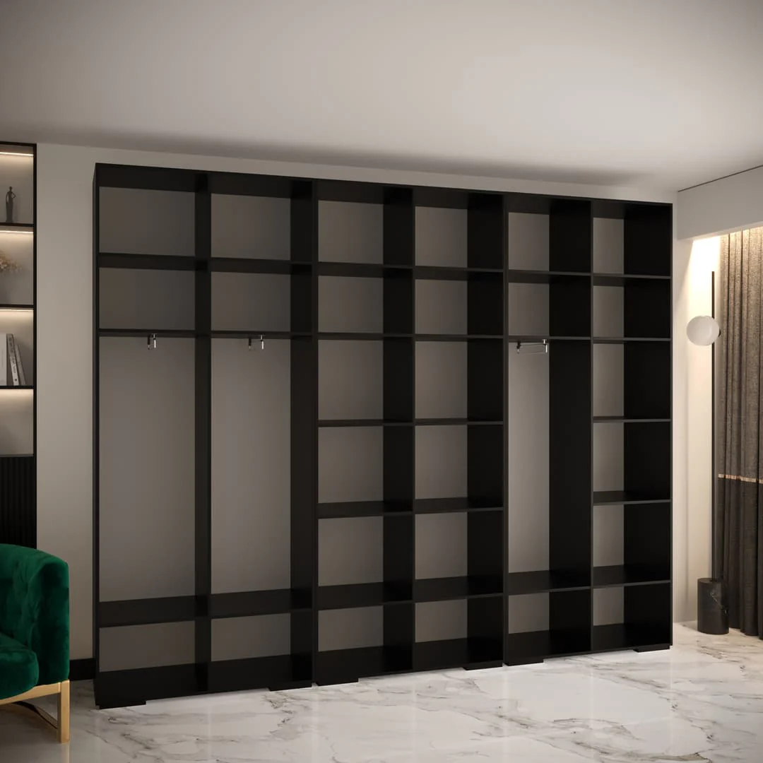 Manhattan IV Hinged Door Wardrobe 300cm - Image 36