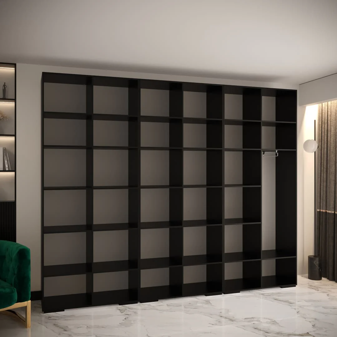 Manhattan IV Hinged Door Wardrobe 300cm - Image 43