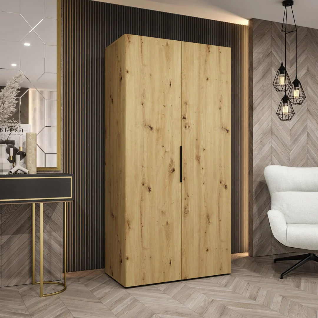 Marbella I Hinged Door Wardrobe 100cm - Image 6