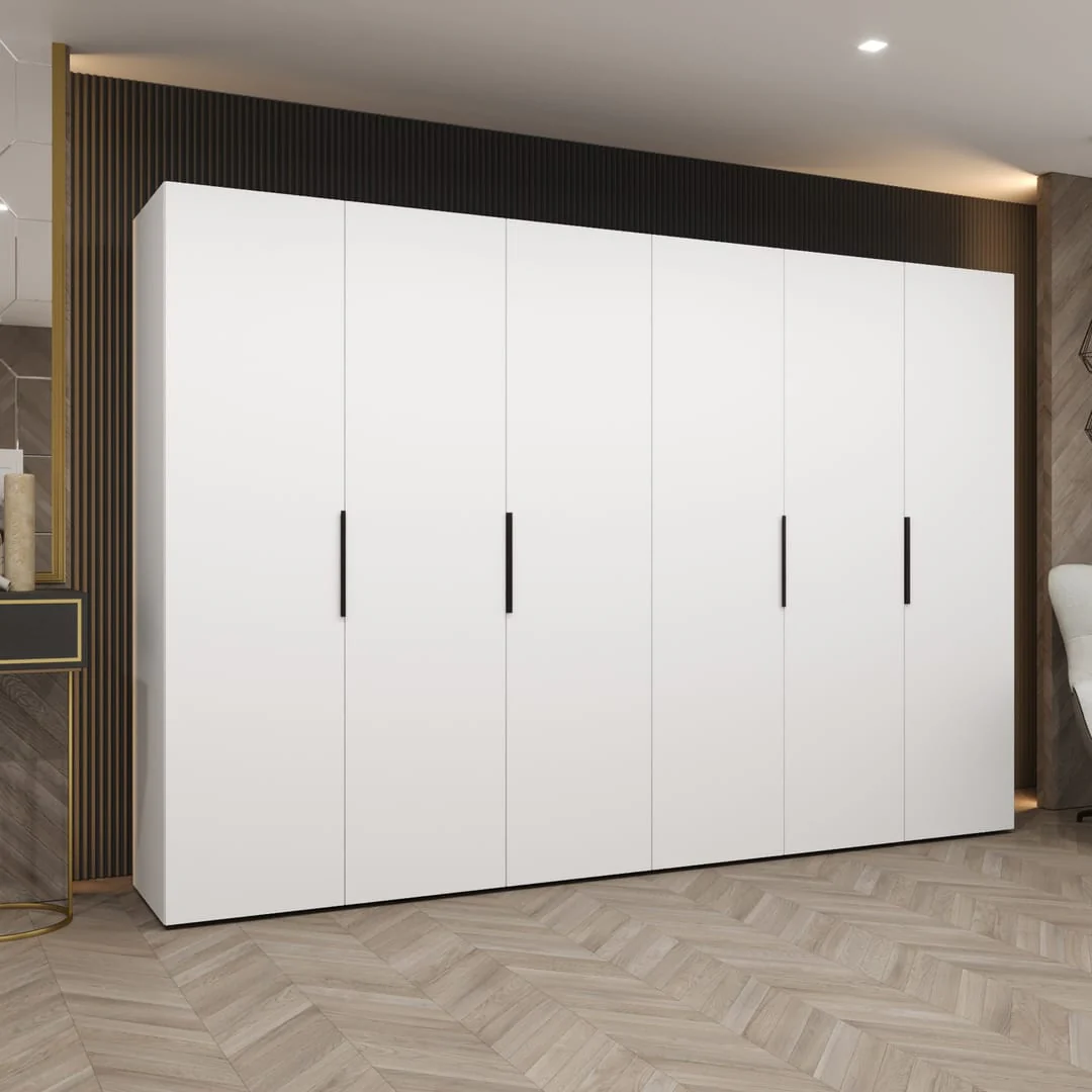 Marbella I Hinged Door Wardrobe 300cm - Image 9