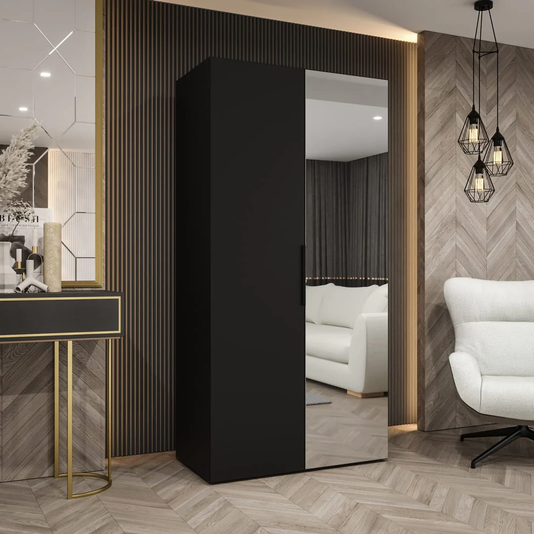 Marbella II Hinged Door Wardrobe 100cm - Image 11