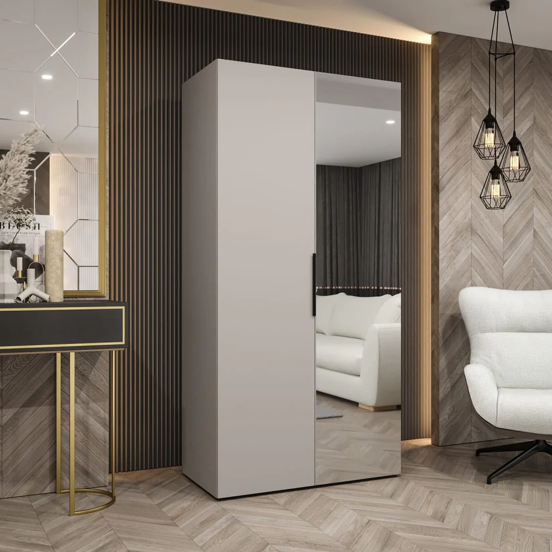 Marbella II Hinged Door Wardrobe 100cm - Image 5