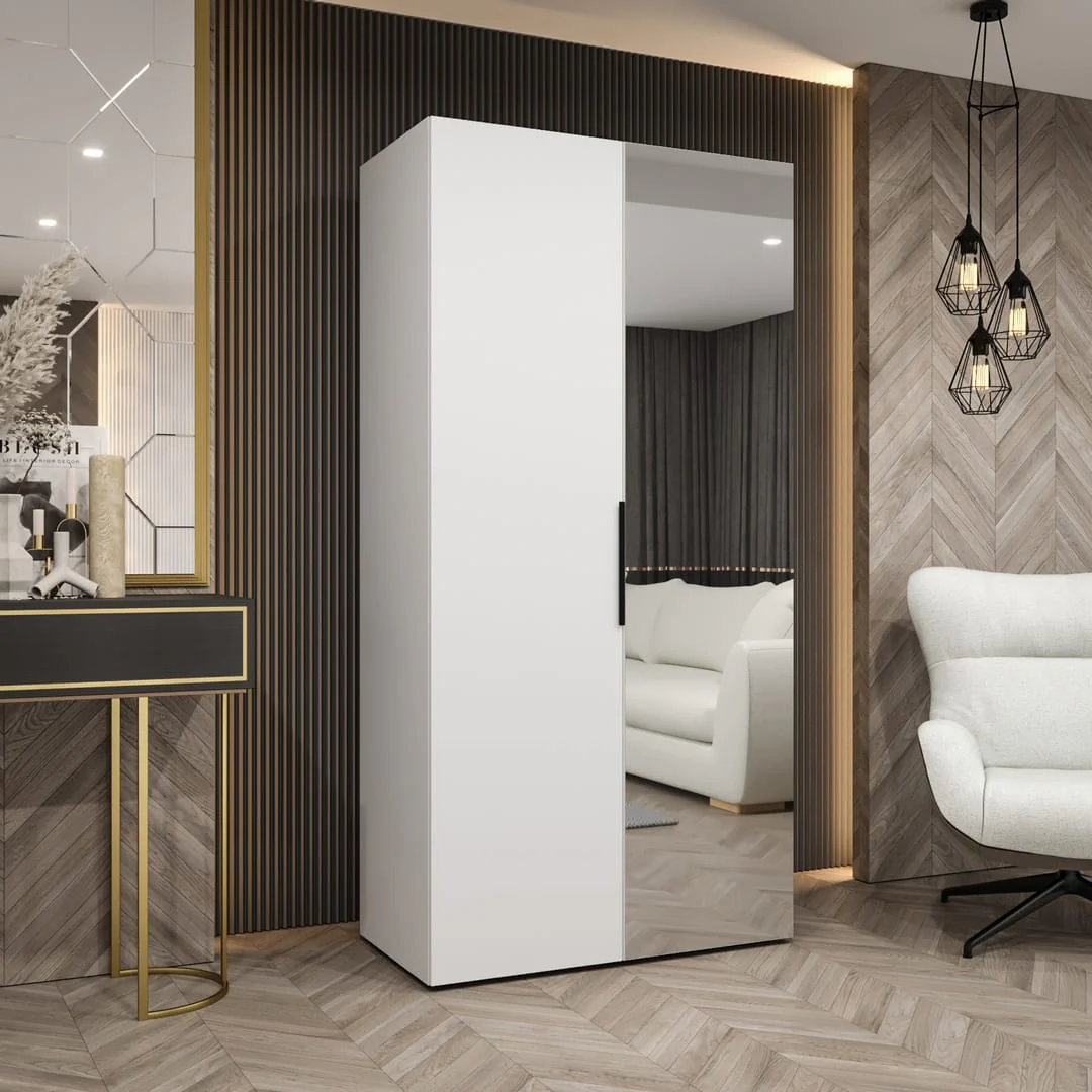 Marbella II Hinged Door Wardrobe 100cm - Image 9