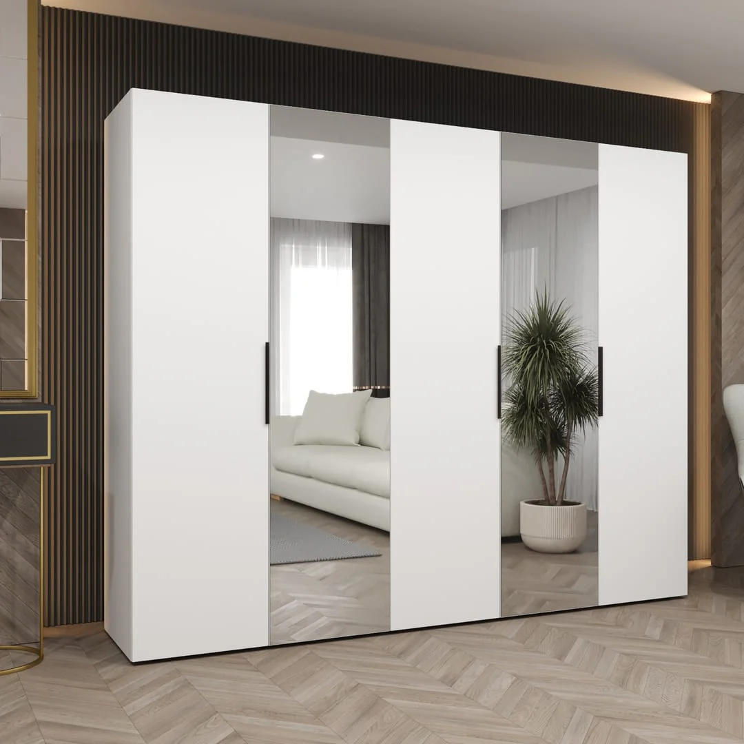Marbella II Hinged Door Wardrobe 250cm - Image 9