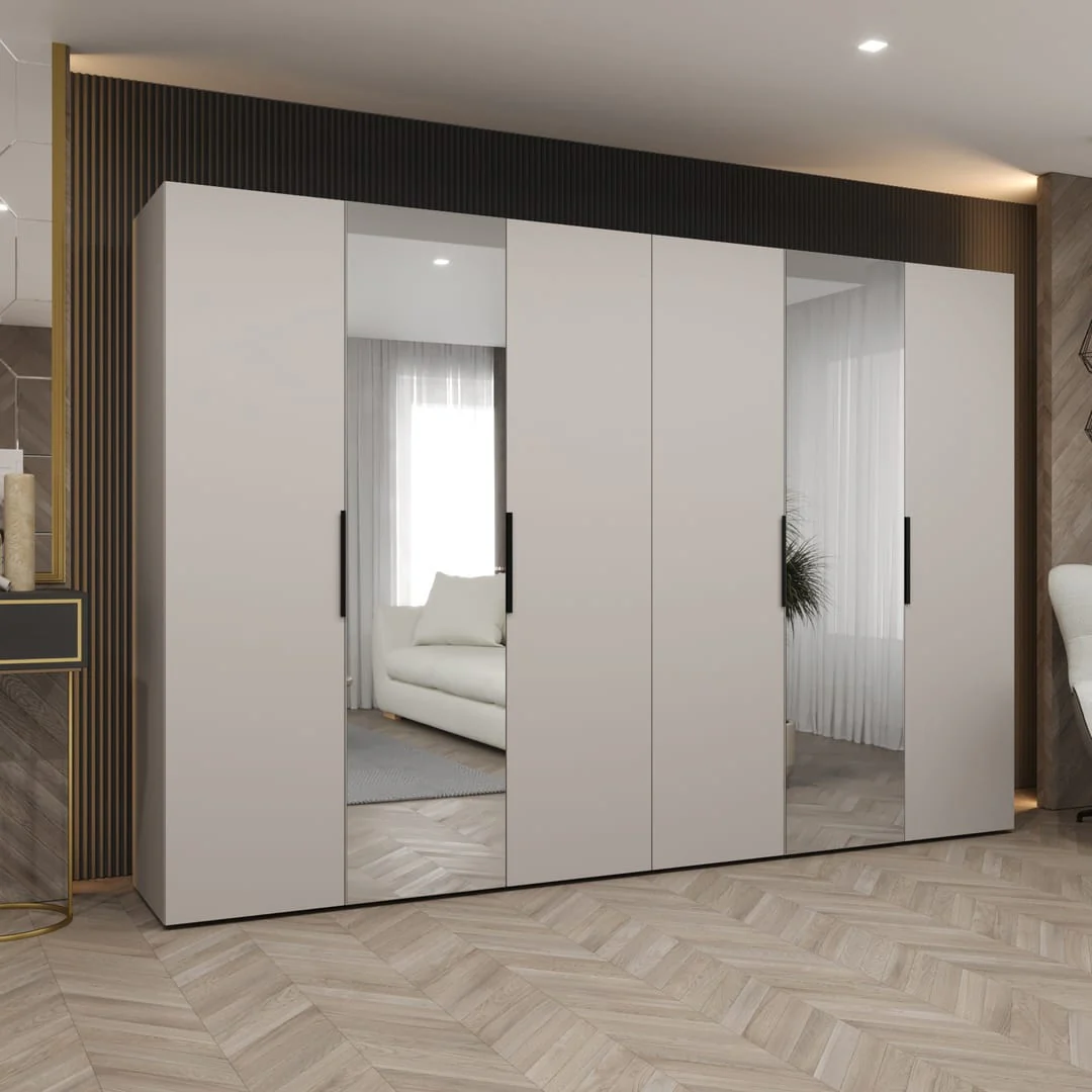 Marbella II Hinged Door Wardrobe 300cm - Image 4