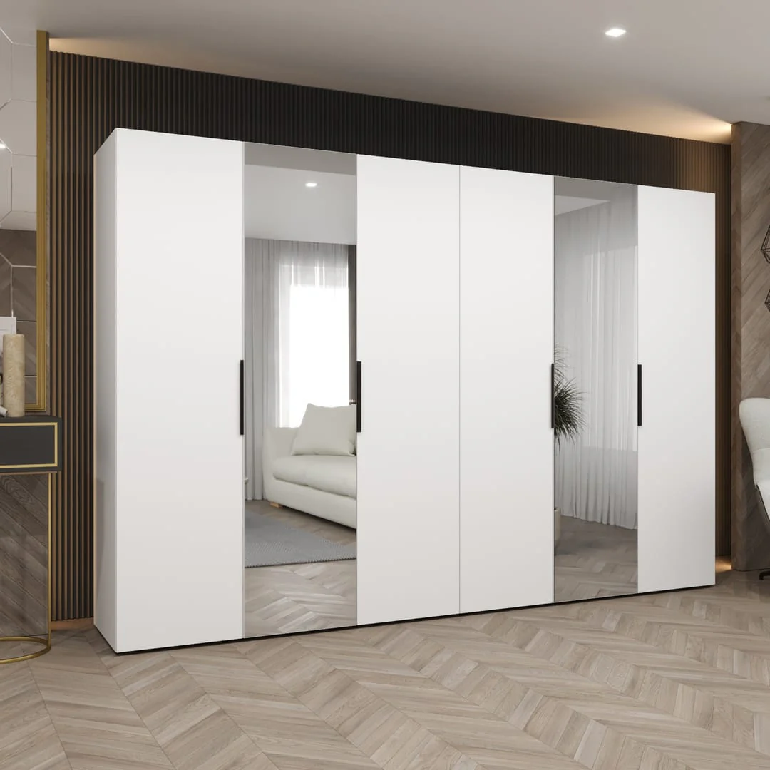 Marbella II Hinged Door Wardrobe 300cm - Image 9