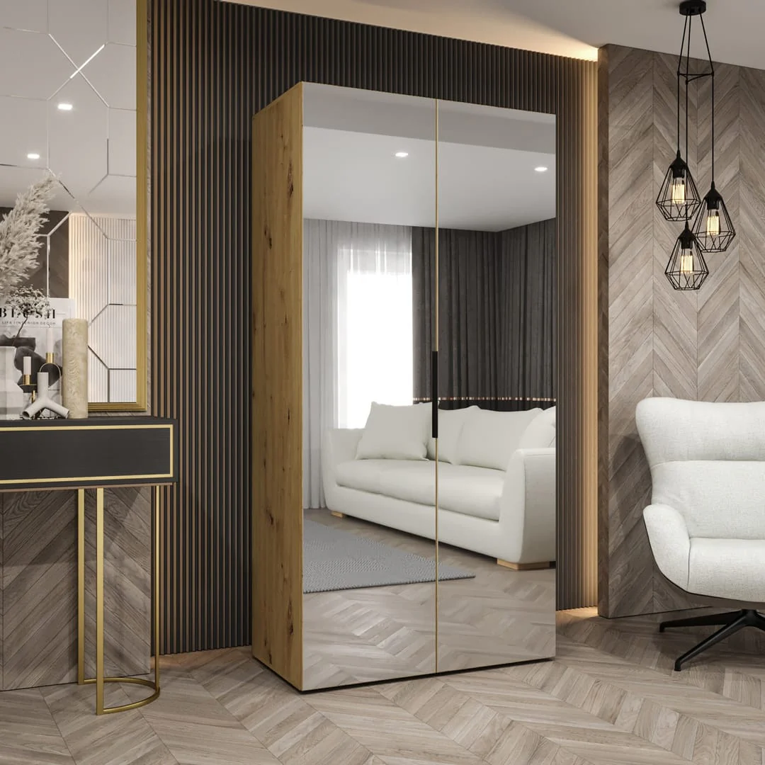 Marbella III Hinged Door Wardrobe 100cm - Image 10