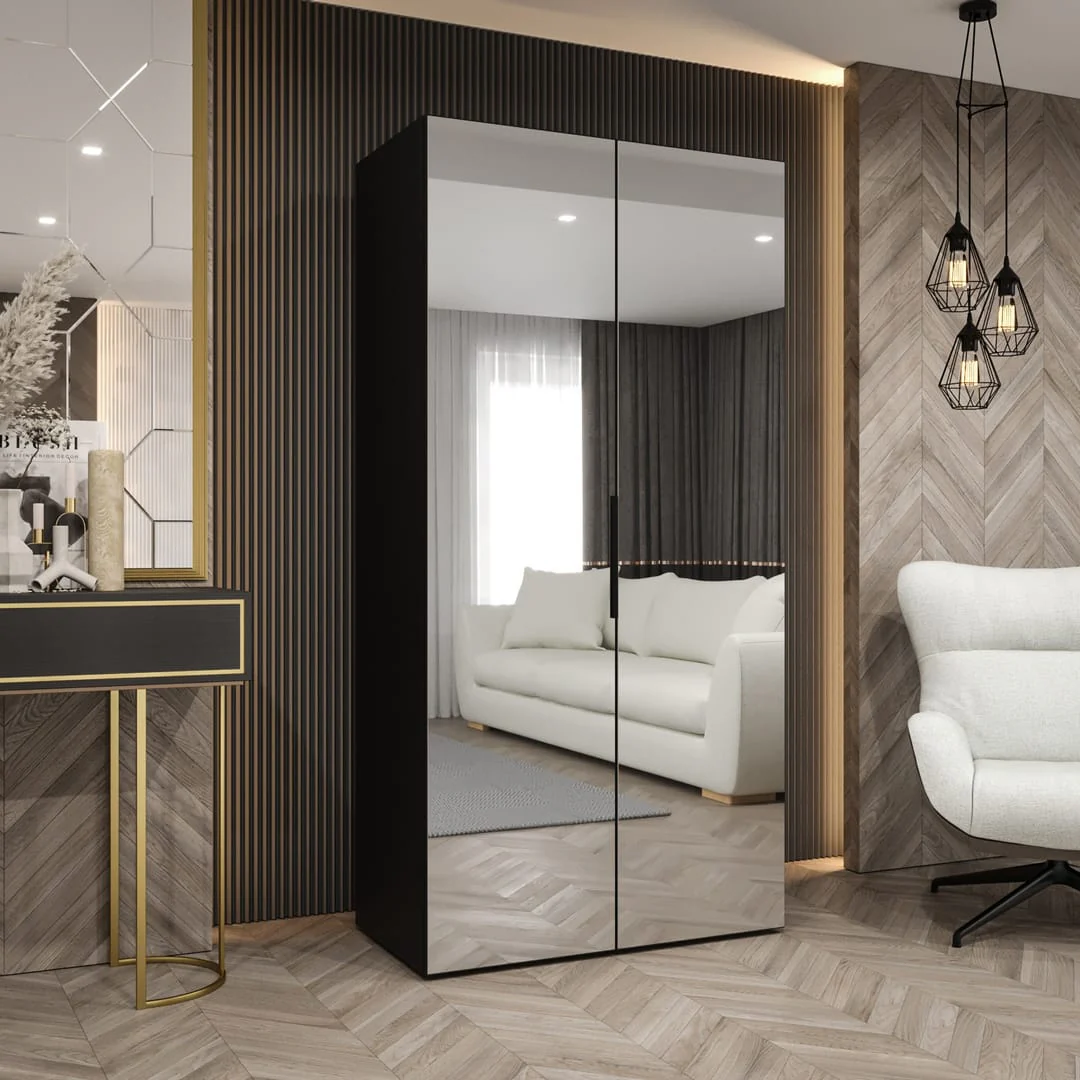 Marbella III Hinged Door Wardrobe 100cm - Image 11